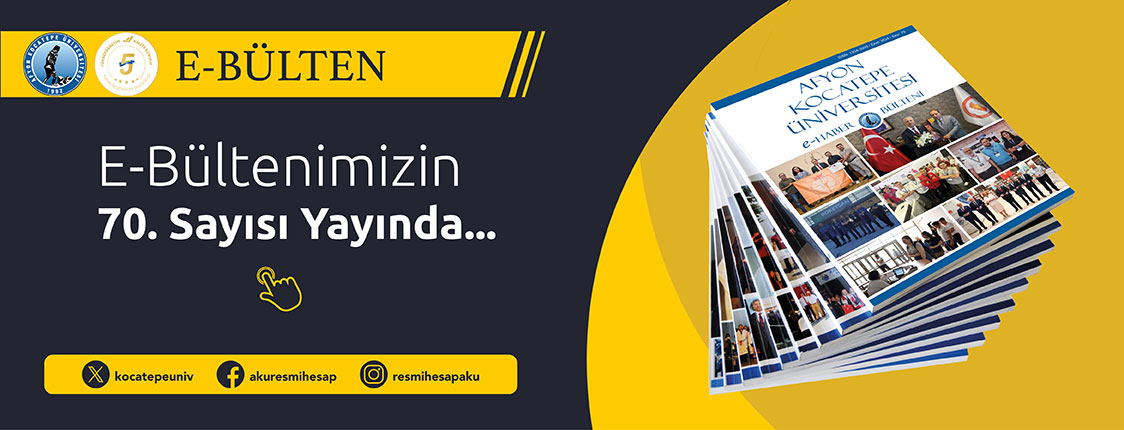 E-Bültenimizin 70. Sayısı Yayında