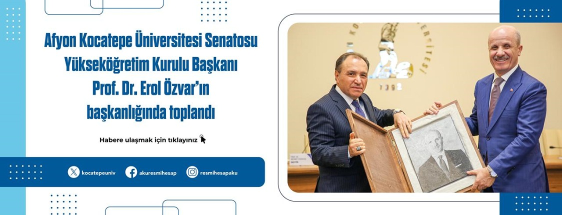 YÖK BAŞKANI SENATO TOPLANTISI