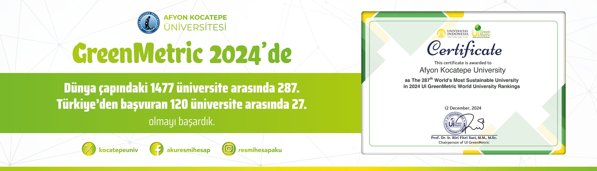 Greenmetric 2024