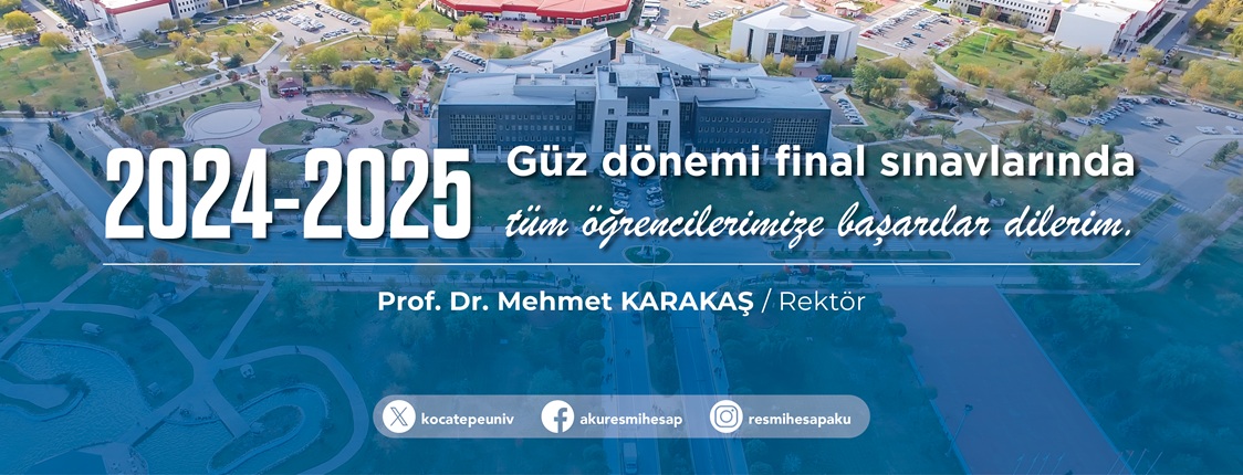 2024-2025 Güz Dönemi Final Sınavları