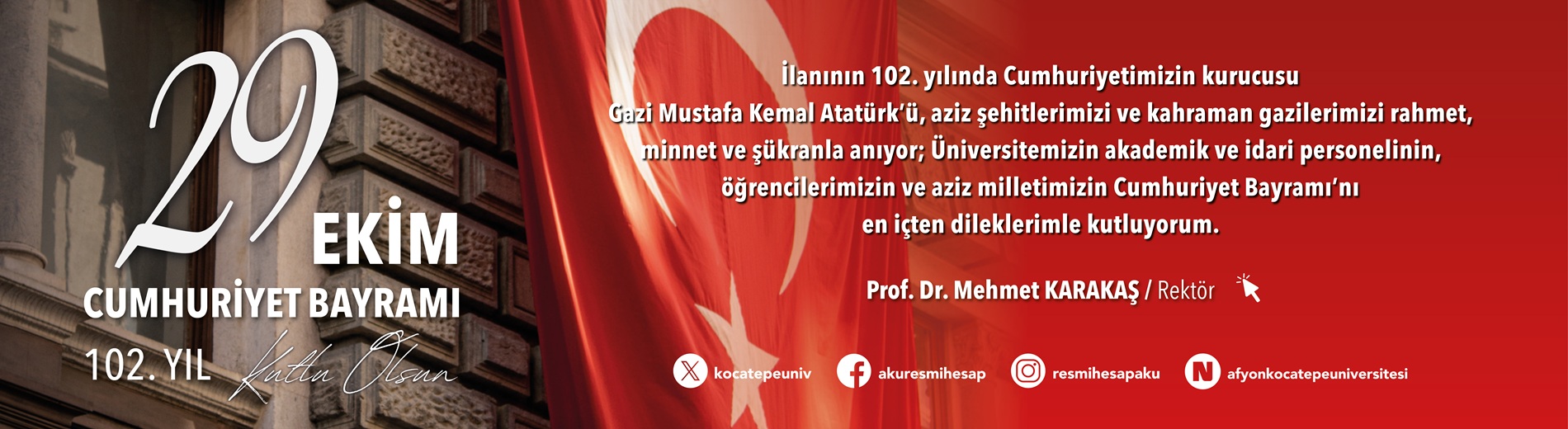 29 Ekim Cumhuriyet Bayramı