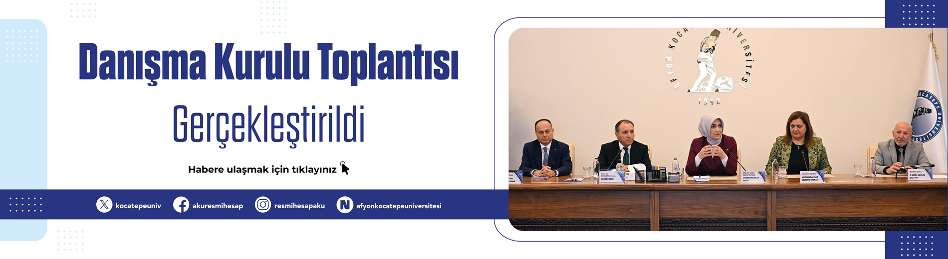 Danışma Kurulu Toplantısı Gerçekleştirildi Danışma Kurulu Toplantısı Gerçekleştirildi