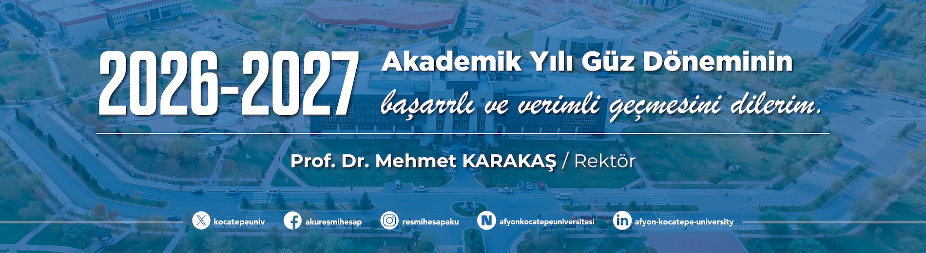 Güz Dönemi başarı tebrik