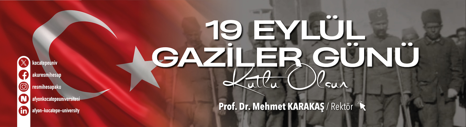 19 Eylül Gaziler Günü Mesajı