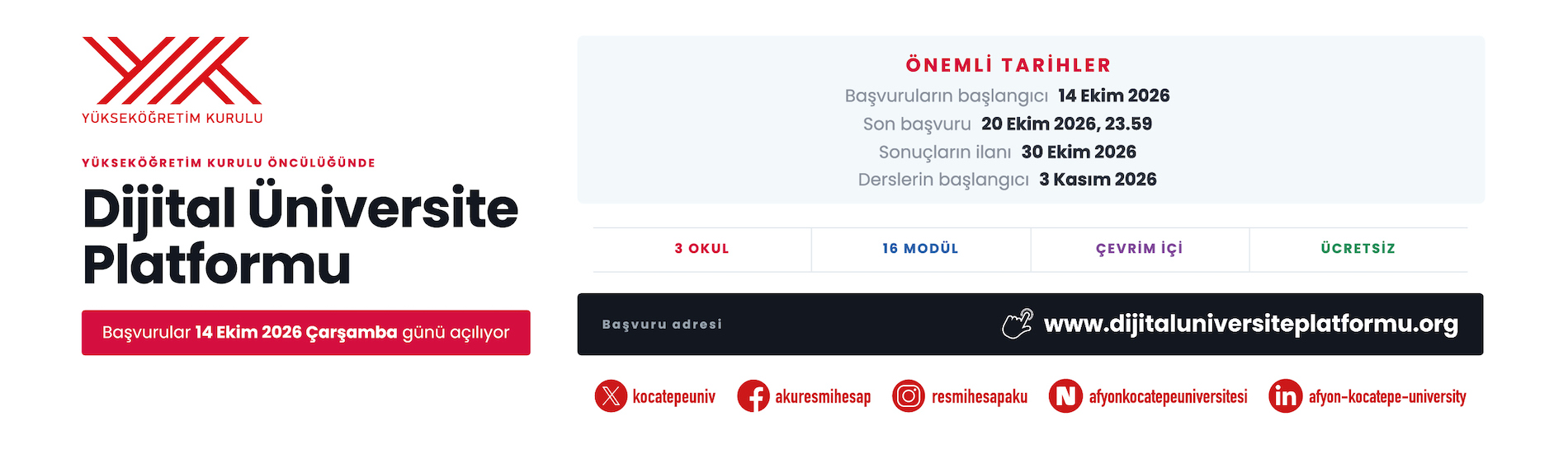 Dijital Üniversite Platformu Duyurusu 2026 Dijital Üniversite Platformu Duyurusu 2026